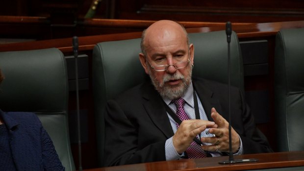 Don Nardella on the crossbench on Tuesday.