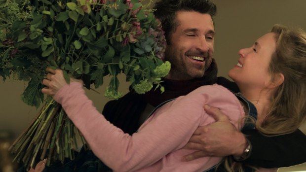 Patrick Dempsey and Renee Zellweger in <i>Bridget Jones's Baby</i>.