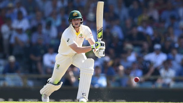 Man of the moment: Steve Smith is on the verge of another century.