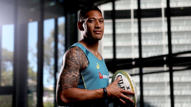 He's back: Israel Folau is refreshed and ready to go for the Waratahs.