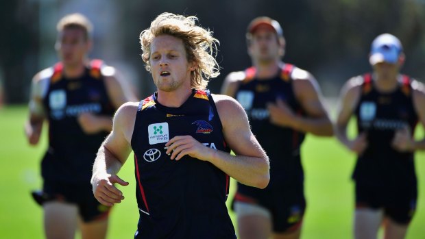 Making the running: Rory Sloane has got unfinished business.