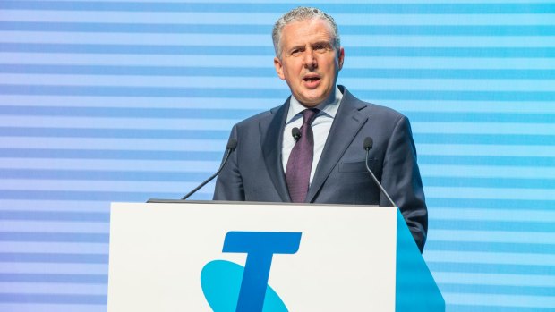 Telstra chief executive Andrew Penn defended his company's conduct.