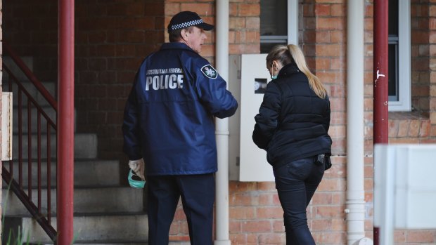 Federal police raided five properties in Melbourne on Friday in the wake of the Brighton terror siege.