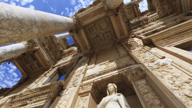 The Library of Celsus, built in AD 135.