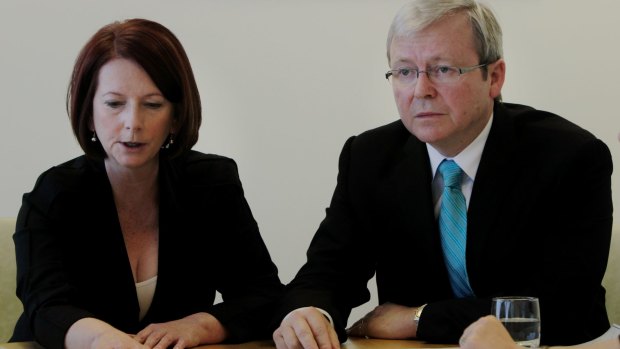 Julia Gillard and  Kevin Rudd are the subjects  of a new documentary, <i>Killing Season</i>.