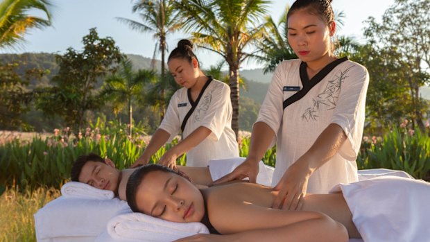 The spa at Pullman Luang Prabang Laos.

