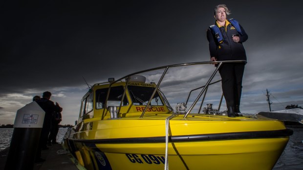 Deanne Semmens of the Carrum volunteer coast guard.