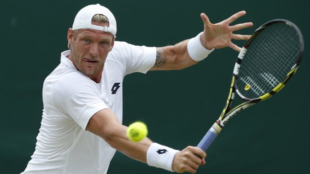 Confident: Sam Groth believes he can trouble Roger Federer.