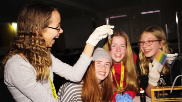 Get them early: year 8 students develop their passion for science at the Armidale School's Forensic Science Camp.