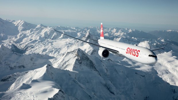 The Swiss International Air Lines
Boeing 777 300 ER.
