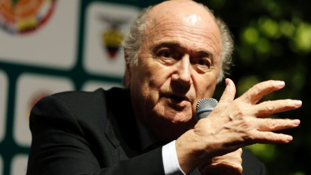 Blatter refused to take part, but listened in the front row of the congress.