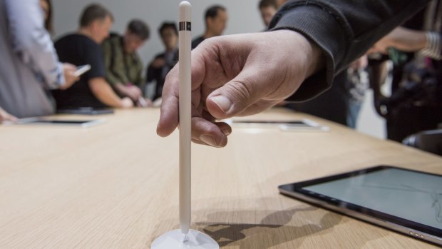 The iPad Pro's stylus, the Apple Pencil.