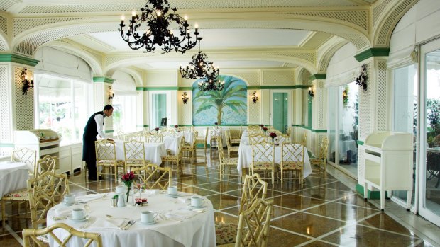 The Copacabana Palace Hotel offers a taste of old-world elegance. 