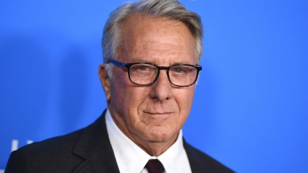 Dustin Hoffman found himself at the centre of a heated discussion about sexual misconduct allegations leveled against him.