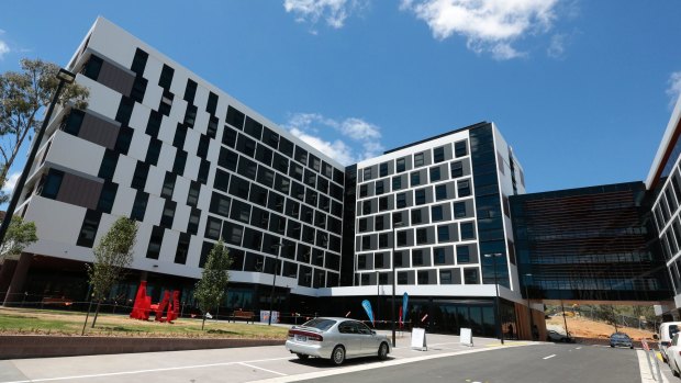 Cooper Lodge, opened a the University of Canberra in 2014, and receiving $11,000-a-room in subsidies each year to provide affordable accommodation.