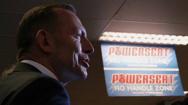 Prime Minister Tony Abbott, during their visit to Harvey Norman in Canberra, said his focus was on passing key budget measures.