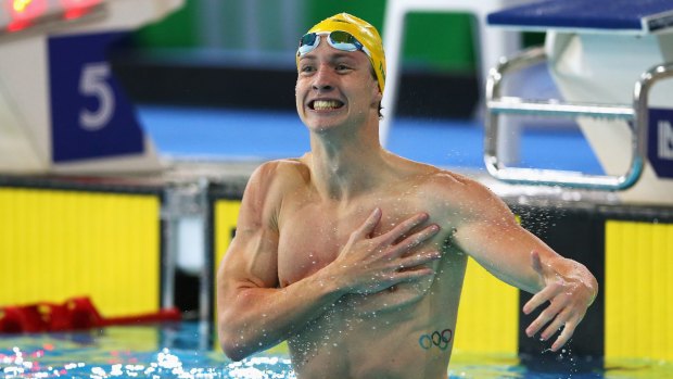 Elite company: Daniel Tranter will train with Michael Phelps in America.
