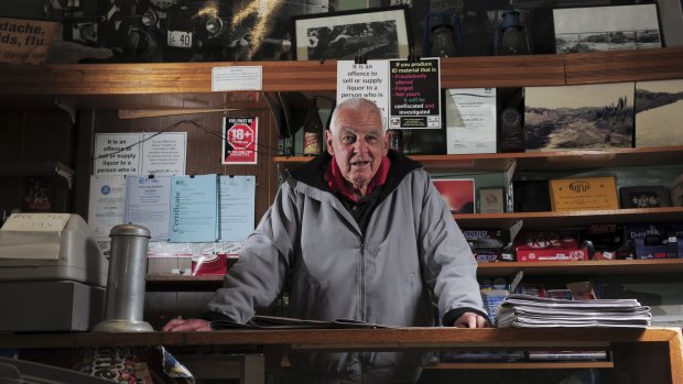 Tharwa General Store owner, Val Jeffery, stepping in for Liberal Brendan Smyth.