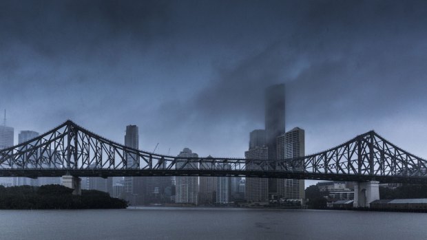 The rain is tipped to be heaviest in Brisbane on Wednesday.