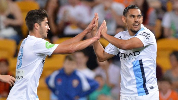 David Williams (right) looks likely to start for Melbourne City.