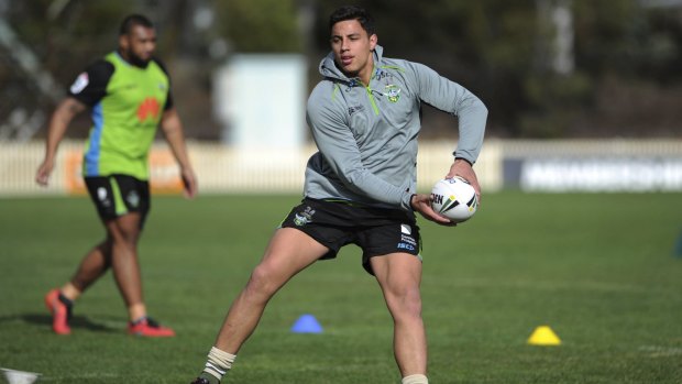 Canberra Raiders prop Joe Tapine is part of a forward pack with plenty of depth.