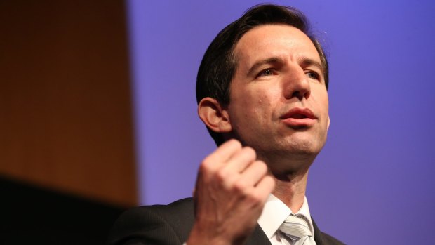 Education Minister Simon Birmingham.