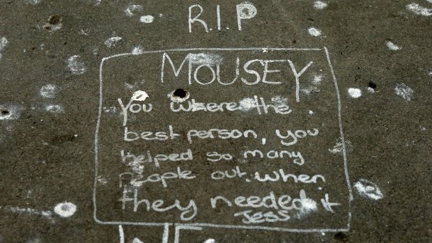 A tribute to Morgan Wayne "Mouse" Perry at Enterprize Park.