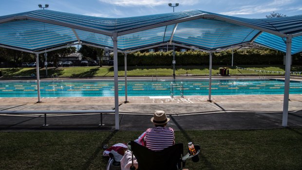 Visits to the Wentworthville pool have dropped by a third.