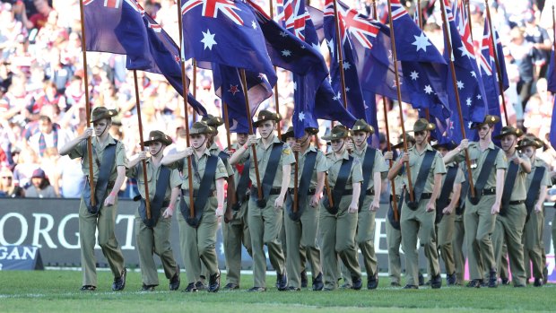 The Sydney Roosters vs St George Illawarra Dragons Anzac Day clash has become a highlight on the NRL calendar. 