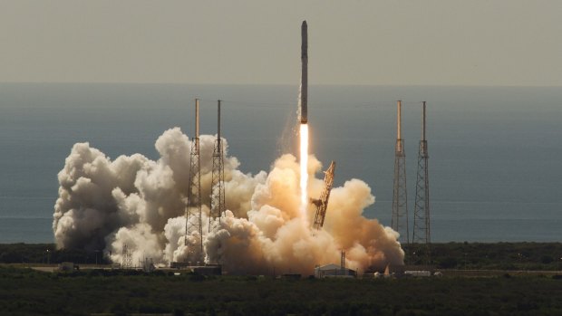 The doomed SpaceX Falcon 9 rocket launches on June 28.