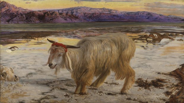 <i>The Scapegoat</i>, a painting by William Holman Hunt.