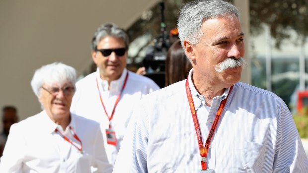 Man of the future: Chase Carey (right) will bring Formula One into the digital age.