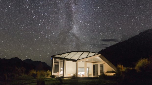 Watch the wonders of the night sky from indoors at SkyScape in New Zealand.
