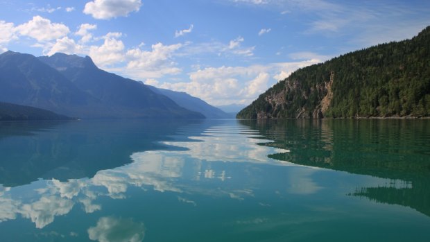 Still life: Canoeing in British Columbia.