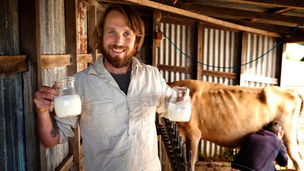 Milking it: River Cottage Australia's Paul West.