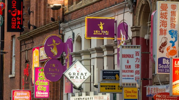 Manchester is home to one of Europe's largest Chinatowns.