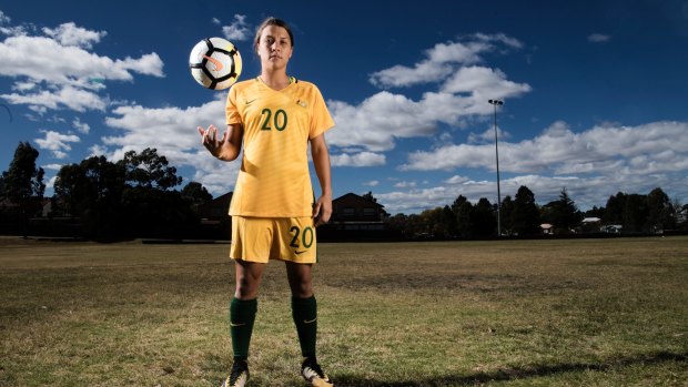 Sam Kerr will play Brazil in front of a full house in Penrith this week.  