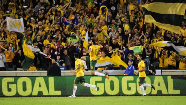 Nearly 20,000 people turned out to Canberra Stadium to see the Socceroos beat Kyrgyzstan earlier this month.