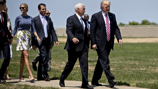 Donald Trump, seen here with running mate Mike Pence, applauded Turkish President Recep Tayyip Erdogan's actions and rejected the suggestion that last week's coup attempt was staged.