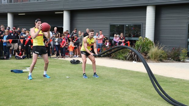Top-up: Essendon may need 20 second-tier players for their NAB games.