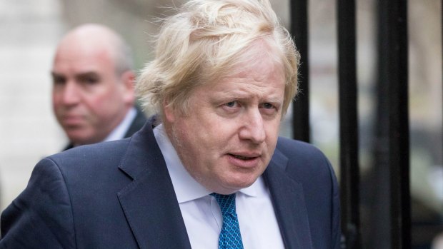 British Foreign Minister Boris Johnson said he had no idea that a lunch with him was auctioned off at the charity event. 