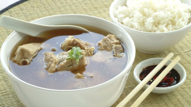 Bak Kut Teh: Pork bone soup.