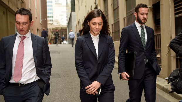 Yahoo 7 reporter Krystal Johnson, whose case has been referred to the Director of Public Prosecutions.