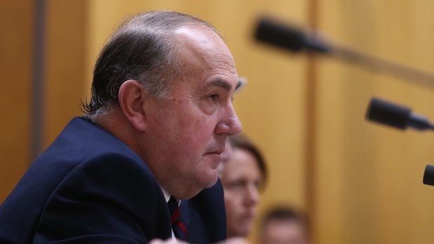 Treasury secretary John Fraser appeared before Senate estimates on Monday.