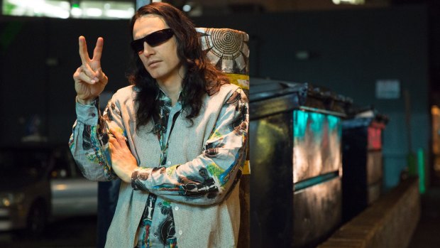 James Franco stayed in character as Tommy Wiseau for much of the shoot.