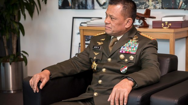'The relationship between Indonesia and Australia is not shaky': Indonesian military chief Gatot Nurmantyo.