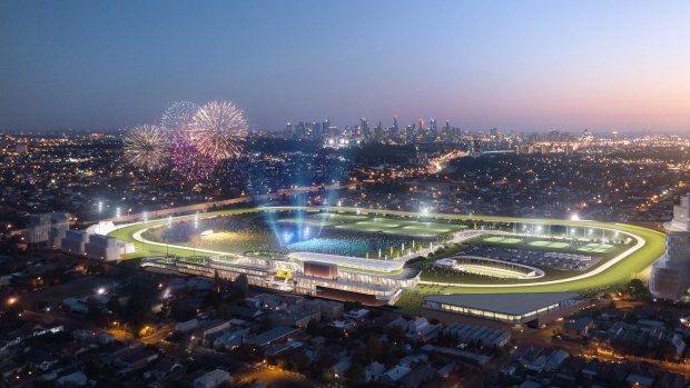 The "Vision for the Valley" plan will see a major redevelopment of the racetrack precinct.