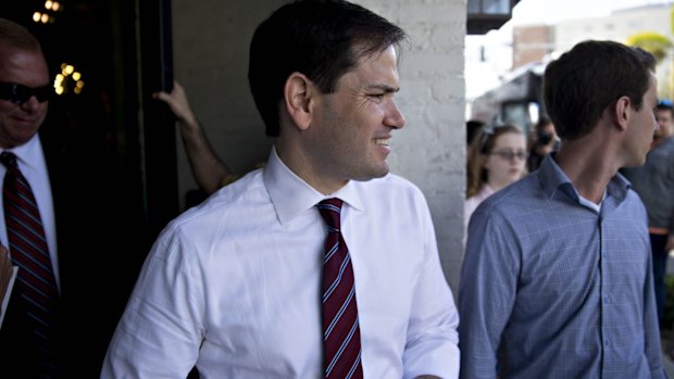 Exited the race: Senator Marco Rubio.