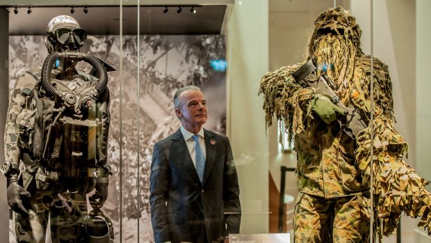 Australian War Memorial director Dr Brendan Nelson wants to increase exhibition space to more comprehensively cover recent military engagements.