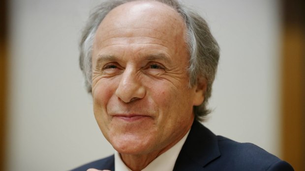 Chief Scientist Dr Alan Finkel during a Senate Estimates hearing at Parliament House in Canberra last week.